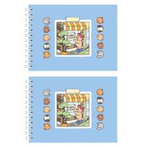 Kit 2 Bobbie Goods Livros De Colorir Capa Dura 50 Folhas