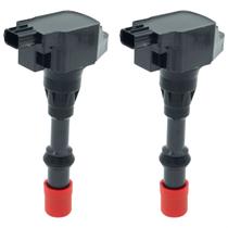 Kit 2 Bobina De Ignição Denso Dianteira Honda Fit 1.4 8v 2004 a 2008