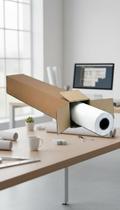 Kit 2 Bobinas Papel Sulfite Plotter 610mm x 50m 75g