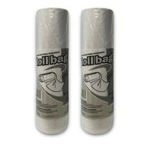 Kit 2 Bobinas Saco Transparente Picotado 35x50 C/500 Sacos