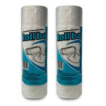 Kit 2 Bobinas Sacos Transparente Picotada 30X40 C/500 Sacos