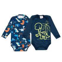 Kit 2 Body Bodie Bebê Praia Infantil Com Proteção Uv Solar