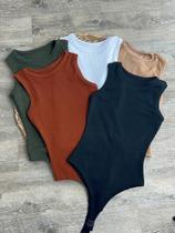 kit 2 body feminino canelado tam P kit 2 body feminino canelado tam P