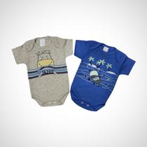 Kit 2 Body Igor Manga Curta Tamanho P