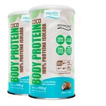 Kit 2 Body Protein de Coco Equaliv 440g