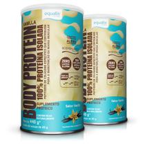 Kit 2 Body Protein Equaliv 450g Vanilla