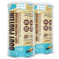 Kit 2 Body Protein Isolado Vanilla 440g - Equaliv