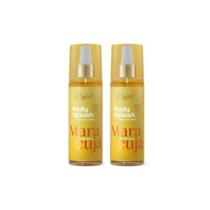 Kit 2 Body Splash 200ml Maracujá Alta Fixação Colônia Belkit Kit 2 Body Splash 200ml Maracujá Alta Fixação Colônia Belkit