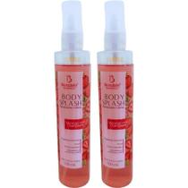 Kit 2 Body Splash Desodorante Colônia Morango 130Ml