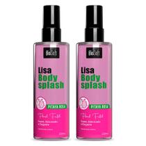 Kit 2 Body Splash Mist Pitaya Rosa Floral Frutal Colônia Desodorante Corporal 200ml Bio Soft