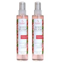 Kit 2 Body Splash Morango Com Champagne 130Ml - Bio Instinto