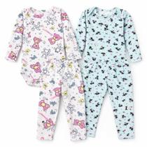 Kit 2 Body Térmico Com Calça Premium Bebê Menina COR:SORTIDOTamanho:M