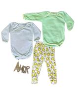 KIT 2 Bodys ML e 1 Mijão Vira Pé A/V