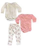 Kit 2 Bodys ML e 1 Mijão Vira Pé R/B Kit 2 Bodys ML e 1 Mijão Vira Pé R/B