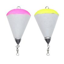 Kit 2 Boia De Arremesso C/ Girador Nº 12 P/ Pesca Lambari