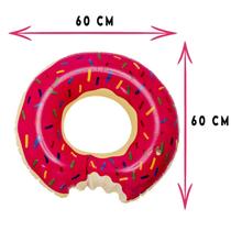 Kit 2 Boias Donut Chocolate E Morango Mais Presente Divertido