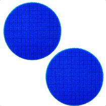 Kit 2 Boina Square Azul Corte Leve Polimento Automotivo 5P