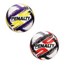 Kit 2 Bola de Futebol Society Líder XXVI Vermelho e Amarelo Penalty