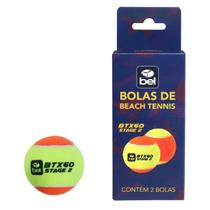 Kit 2 Bolas Beach Tennis BTX60 Amarela Alta Performance Kit 2 Bolas Beach Tennis BTX60 Amarela Alta Performance