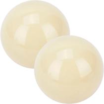 Kit 2 Bolas Bolão De Bilhar Sinuca Profissional Branco 57mm Kit 2 Bolas Bolão De Bilhar Sinuca Profissional Branco 57mm