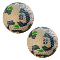 Kit 2 Bolas Futebol de Campo Brasileirão 2025 Adulto Oficial Profissional
