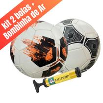 Kit 2 Bolas Futebol de Campo N5 Oficial Com Bomba de Ar - XH