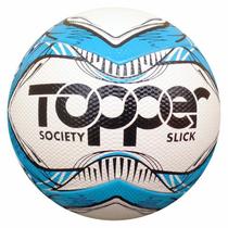 Kit 2 Bolas Futebol Society Topper Slick Atacado Com Nf.