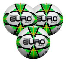 Kit 2 Bolas Society Euro Sport Pro Federada Qualidade Top