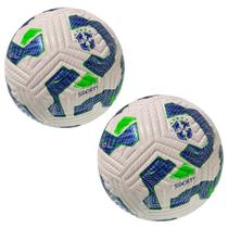 Kit 2 Bolas Society Modelo Brasileirão 2025 Sem Costura