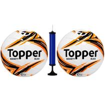 Kit 2 Bolas Society Topper Slick + 1 Bomba De Ar Kit 2 Bolas Society Topper Slick + 1 Bomba De Ar