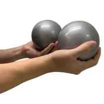 Kit 2 Bolas Toning Ball Funcional de Peso 1Kg DS1061 Prata Dafoca Sports Sports