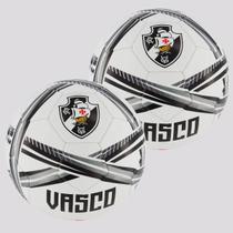 Kit 2 Bolas Vasco Estádios 24 Campo Branca e Preta