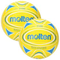 Kit 2 Bolas Vôlei De Praia Molten 2500 Kit 2 Bolas Vôlei De Praia Molten 2500