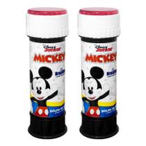 Kit 2 Bolinha de Sabão Mickey com Joguinho na Caixa Original