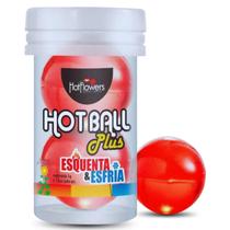 Kit 2 Bolinhas Explosivas Vaginal Esquenta e Esfria Hot Ball