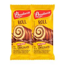 Kit 2 Bolinho Bauducco Rocambole Chocolate 34g