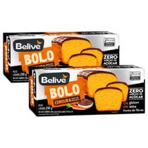Kit 2 Bolo de Cenoura c/ Chocolate S/ Gluten BELIVE 290g Kit 2 Bolo de Cenoura c/ Chocolate S/ Gluten BELIVE 290g