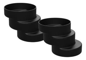 Kit 2 Bolsa Excêntrica 40mm P/saída Da Bacia Sanitária Astra