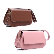 Kit 2 Bolsa Feminina Clutch Shoulder Bag Alça de Mão Compacta Kit 2 Bolsa Feminina Clutch Shoulder Bag Alça de Mão Compacta