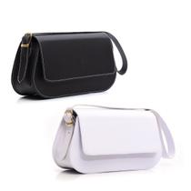 Kit 2 Bolsa Feminina Clutch Shoulder Bag Alça de Mão Compacta