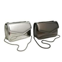 Kit 2 Bolsa Feminina Transversal Bag De Festa Metalizada TOP Kit 2 Bolsa Feminina Transversal Bag De Festa Metalizada TOP