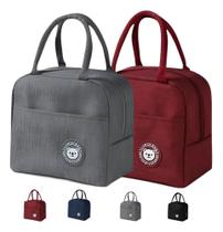 Kit 2 Bolsa Marmita Térmica Lancheira Academia Trabalho Dia Kit 2 Bolsa Marmita Térmica Lancheira Academia Trabalho Dia