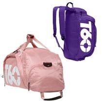 Kit 2 Bolsa Mochila T60 Transversal Academia Treino Esporte Kit 2 Bolsa Mochila T60 Transversal Academia Treino Esporte