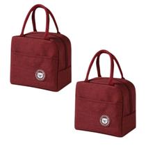 Kit 2 Bolsa Térmica Iguais Feminina Fitness Viagem - Kit 9 Kit 2 Bolsa Térmica Iguais Feminina Fitness Viagem - Kit 9