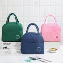 Kit 2 Bolsa Térmica Portátil Lancheira Térmica Marmita Viagem