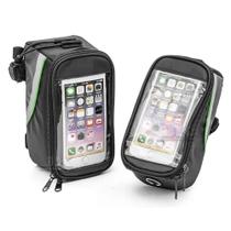 Kit 2 Bolsas Bag Porta Acessórios Celular Para Bike Moto Com Extensão P2 Para Fone de Ouvido DY8196