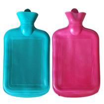 Kit 2 Bolsas Borracha Água Quente Compressa Gelo 1,8L