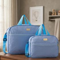 Kit 2 Bolsas Mala Maternidade Bebe Várias Cores Menina Menino