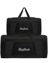 Kit 2 Bolsas Sacola Viagem Esportiva Mini Bolso Pp P - Preto