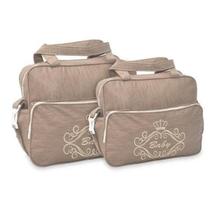 Kit 2 Bolsas Saída Maternidade Menino Menina Reforçada Impermeável Luxo Mala Bebê Barata Kit 2 Bolsas Saída Maternidade Menino Menina Reforçada Impermeável Luxo Mala Bebê Barata